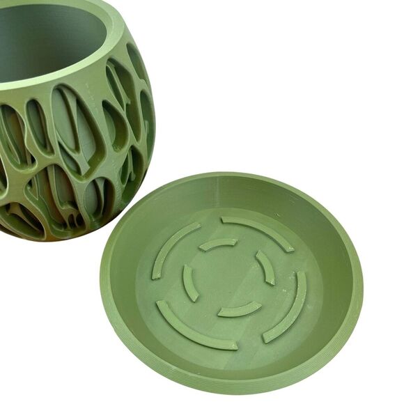 Indoor Flower Pot, The Slime Planter Pot, Houseplants, Ecofriendly - Picture 8 of 10